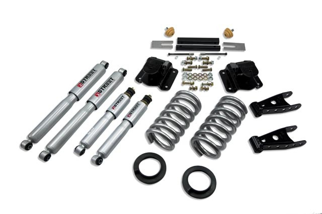 Belltech 2/4 Drop Spring Kit Street Shocks 94-99 Ram 1500 2wd